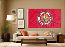 Load image into Gallery viewer, Louisiana Lafayette - Ragin Cajuns Red 3x5 Flag