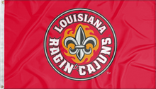 Load image into Gallery viewer, Louisiana Lafayette - Ragin Cajuns Red 3x5 Flag