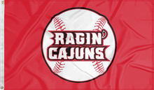 Load image into Gallery viewer, Louisiana Lafayette - Baseball 3x5 Flag