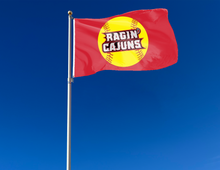 Load image into Gallery viewer, Louisiana Lafayette - Softball 3x5 Flag