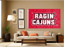 Load image into Gallery viewer, Louisiana Lafayette- Ragin Cajuns 3x5 flag