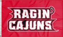 Load image into Gallery viewer, Louisiana Lafayette- Ragin Cajuns 3x5 flag