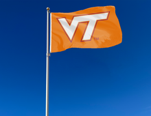 Load image into Gallery viewer, Virginia Tech - Hokies Orange 3x5 Flag