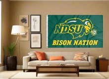 Load image into Gallery viewer, North Dakota State - Bison Nation 3x5 Flag