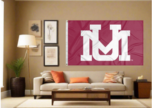 Load image into Gallery viewer, University of Montana - UM Maroon 3x5 Flag
