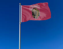 Load image into Gallery viewer, University of Montana - Grizzlies Maroon 3x5 Flag