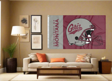 Load image into Gallery viewer, University of Montana - Grizzlies Football 3x5 Flag