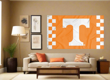 Load image into Gallery viewer, University of Tennessee - Volunteers Checkerboard 3x5 Flag
