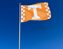 Load image into Gallery viewer, University of Tennessee - Volunteers Checkerboard 3x5 Flag