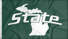 Load image into Gallery viewer, 3x5 Michigan State Flag with State of Michigan Logo