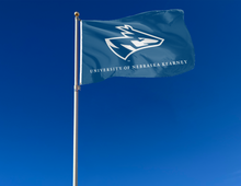 Load image into Gallery viewer, Nebraska Kearney - Lopers Blue 3x5 Flag
