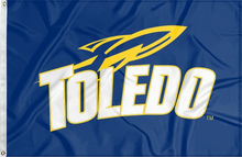 Load image into Gallery viewer, The University of Toledo - Rockets Blue 3x5 Flag