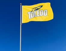 Load image into Gallery viewer, The University of Toledo - Rockets Gold 3x5 Flag