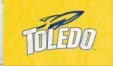 Load image into Gallery viewer, The University of Toledo - Rockets Gold 3x5 Flag