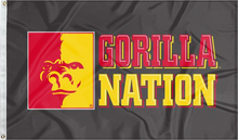 Load image into Gallery viewer, Pittsburg State University - Gorilla Nation 3x5 Flag