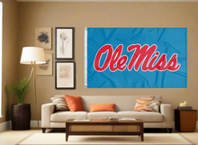 Load image into Gallery viewer, Mississippi - Ole Miss Light Blue 3x5 Flag