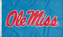 Load image into Gallery viewer, Mississippi - Ole Miss Light Blue 3x5 Flag