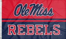 Load image into Gallery viewer, Mississippi - Ole Miss Rebels 3x5 Flag