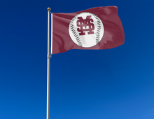 Load image into Gallery viewer, Mississippi State - Bulldogs Baseball 3x5 Flag