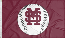Load image into Gallery viewer, Mississippi State - Bulldogs Baseball 3x5 Flag