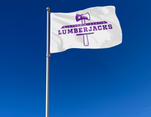 Load image into Gallery viewer, Stephen F. Austin State University - Lumberjacks White 3x5 Flag