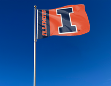 Load image into Gallery viewer, Illinois - 2 Panel Fighting Illini 3x5 Flag