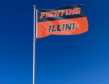 Load image into Gallery viewer, Illinois - Fighting Illini 3x5 Flag