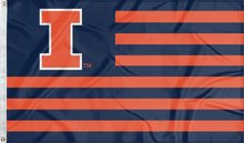 Load image into Gallery viewer, Illinois - Fighting Illini National 3x5 Flag