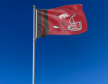 Load image into Gallery viewer, University of Arkansas - Football 3x5 Flag
