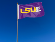 Load image into Gallery viewer, LSU Eunice - LSUE Purple 3x5 Flag
