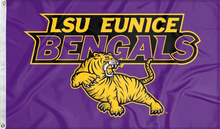 Load image into Gallery viewer, LSU Eunice - Bengals Purple 3x5 Flag