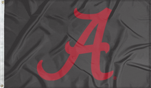 Load image into Gallery viewer, University of Alabama - Crimson Tide Black 3x5 Flag