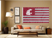 Load image into Gallery viewer, Washington State University - Cougars National 3x5 Flag