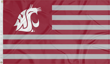 Load image into Gallery viewer, Washington State University - Cougars National 3x5 Flag