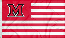 Load image into Gallery viewer, Miami University - RedHawks National 3x5 Flag