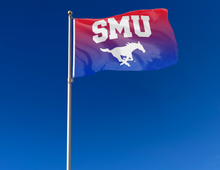Load image into Gallery viewer, Southern Methodist University (SMU) - Gradient Mustang 3x5 Flag