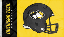 Load image into Gallery viewer, Michigan Tech - Huskies Football 3x5 Flag