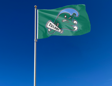 Load image into Gallery viewer, Tulane University - Green Wave Green 3x5 Flag