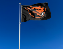 Load image into Gallery viewer, Oregon State Flag with Beaver Head Logo