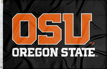Load image into Gallery viewer, 3x5 Oregon State Flag with OSU Oregon State Logo