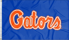 Load image into Gallery viewer, University of Florida - Gators Logo Blue 3x5 Flag