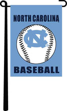 Load image into Gallery viewer, 13x18 North Carolina Baseball Garden Flag