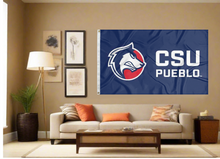 Load image into Gallery viewer, Colorado State Pueblo 3x5 Flag with CSU Pueblo Logo