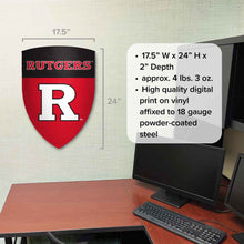 Load image into Gallery viewer, Rutgers University - Scarlet Knights Medieval Shield