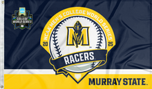 Load image into Gallery viewer, Murray State Baseball 2025 College World Series Flag