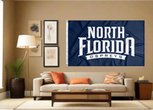 Load image into Gallery viewer, University of North Florida - Ospreys Blue 3x5 Flag