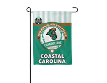 Load image into Gallery viewer, Coastal Carolina College World Series 2025 Baseball Garden Flag