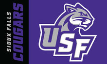 Load image into Gallery viewer, Sioux Falls - USF Cougars 3x5 Flag