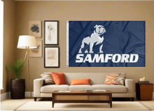 Load image into Gallery viewer, Samford - Bulldogs Blue 3x5 Flag