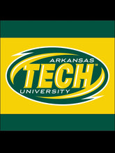 Load image into Gallery viewer, Green & Gold Arkansas Tech University House Flag